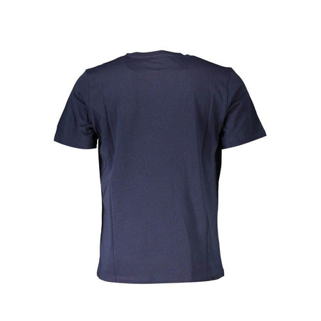 North Sails Blue Cotton Men T-Shirt - Hilstor