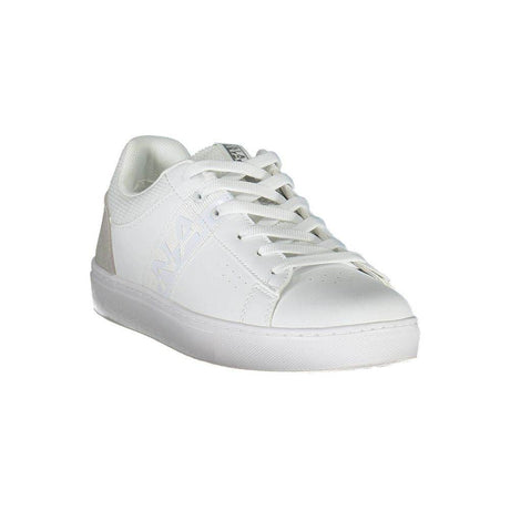Napapijri White Leather Women Sneaker - Hilstor