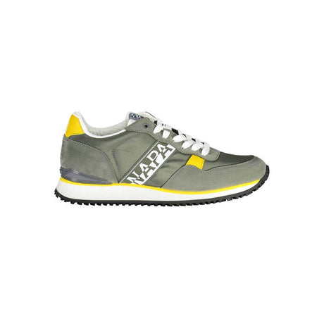 Napapijri Green Polyester Men Sneaker - Hilstor