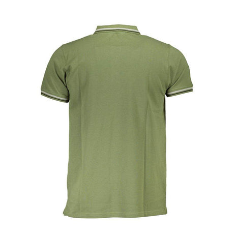 Cavalli Class Green Cotton Men Polo Shirt - Hilstor