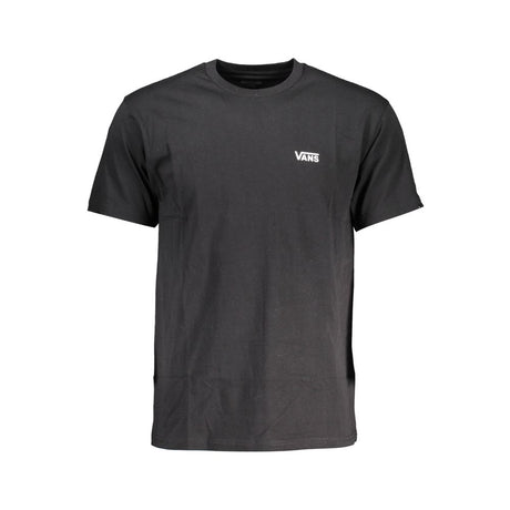 Vans Black Cotton Men T-Shirt - Hilstor