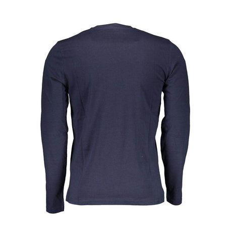 North Sails Blue Cotton Men T-Shirt - Hilstor