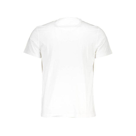 La Martina White Cotton Men T-Shirt - Hilstor