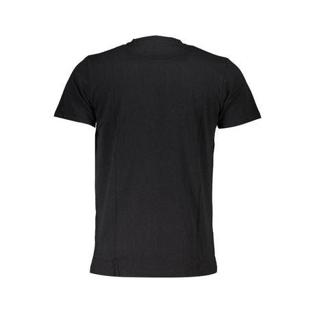 Cavalli Class Black Cotton Men T-Shirt - Hilstor