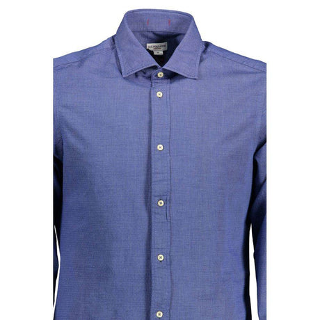 U.S. POLO ASSN. Blue Cotton Men Shirt - Hilstor