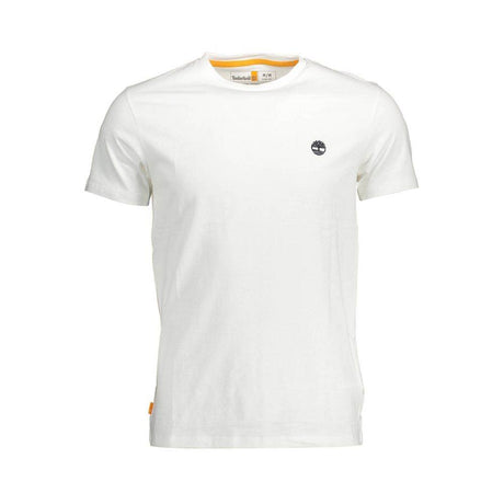 Timberland White Organic Cotton Men T-Shirt - Hilstor
