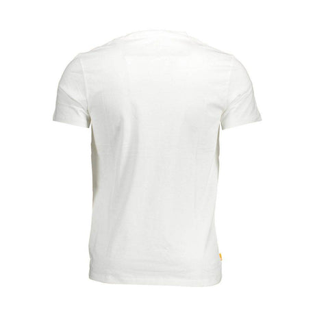 Timberland White Organic Cotton Men T-Shirt - Hilstor
