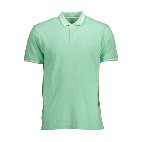 Harmont & Blaine Green Cotton Men Polo Shirt - Hilstor