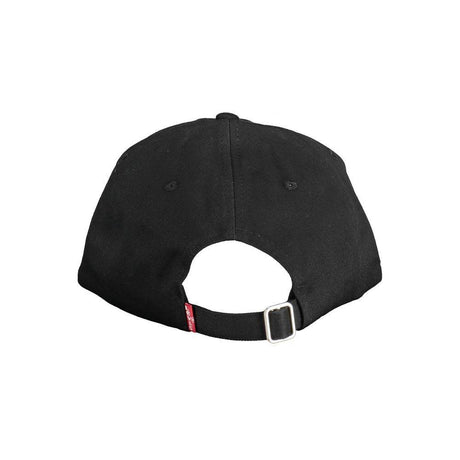 Levi's Black Cotton Men Cap - Hilstor