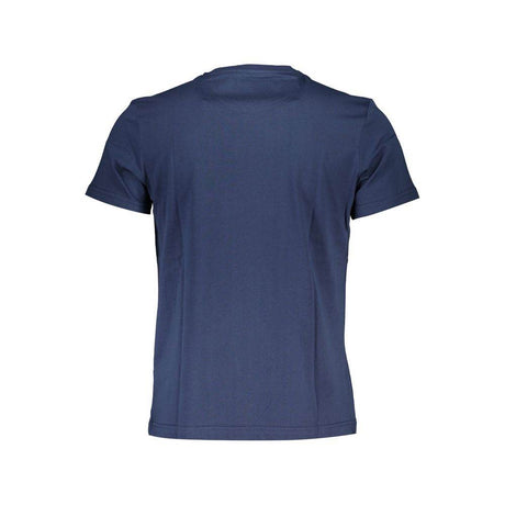 La Martina Blue Cotton Men T-Shirt - Hilstor