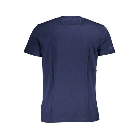 La Martina Blue Cotton Men TShirt - Hilstor