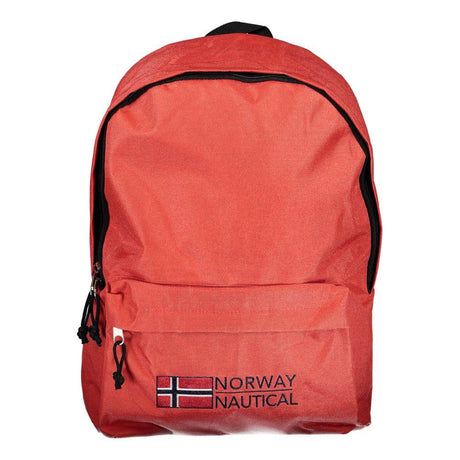 Norway 1963 Red Polyester Men Backpack - Hilstor