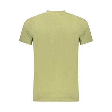 Cavalli Class Green Cotton Men T-Shirt - Hilstor