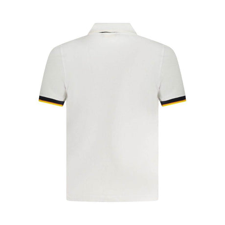 K-WAY White Cotton Polo Shirt - Hilstor