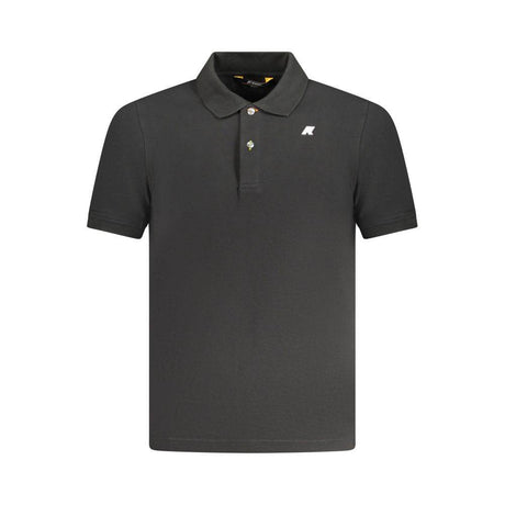 K-WAY Black Cotton Polo Shirt - Hilstor