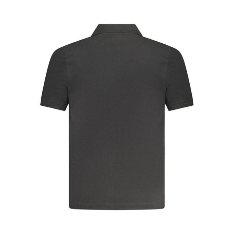 K-WAY Black Cotton Polo Shirt - Hilstor