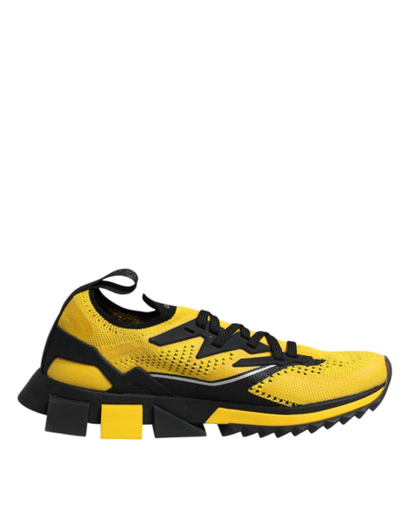 Dolce & Gabbana Yellow SORRENTO Sport Stretch Sneakers Shoes - Hilstor