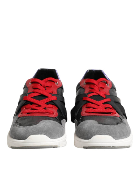 Dolce & Gabbana Multicolor Lace Up Low Top Men Sneakers Shoes - Hilstor