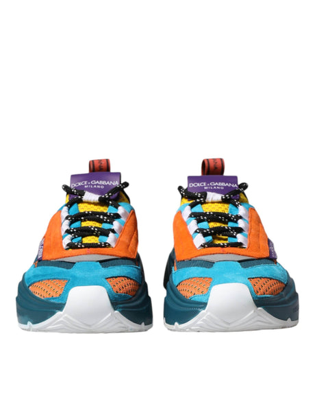 Dolce & Gabbana Multicolor Low Top Daymaster Sneakers Shoes - Hilstor