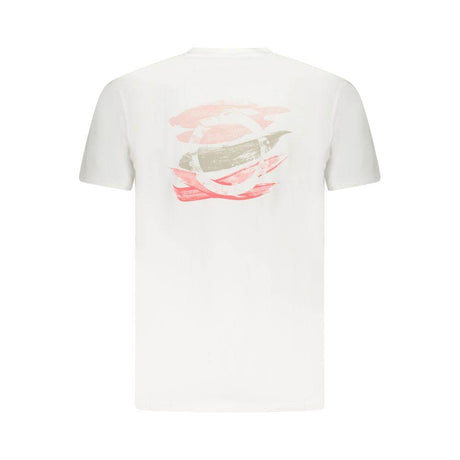 Trussardi White Cotton Men T-Shirt - Hilstor