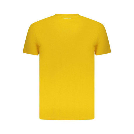 Trussardi Yellow Cotton Men T-Shirt - Hilstor