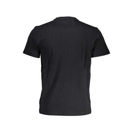 Napapijri Black Cotton Men T-Shirt - Hilstor