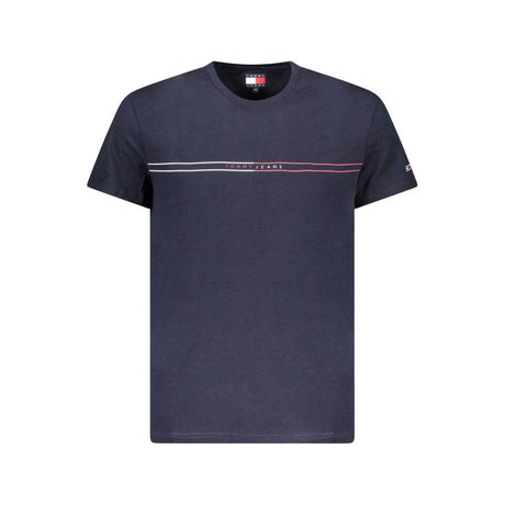 Tommy Hilfiger Blue Cotton Men T-Shirt - Hilstor