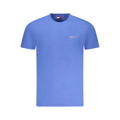 Tommy Hilfiger Blue Cotton Men T-Shirt - Hilstor