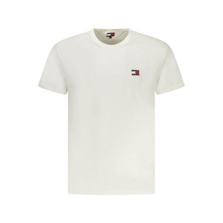 Tommy Hilfiger White Cotton Men T-Shirt - Hilstor