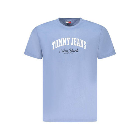 Tommy Hilfiger Blue Cotton Men T-Shirt - Hilstor