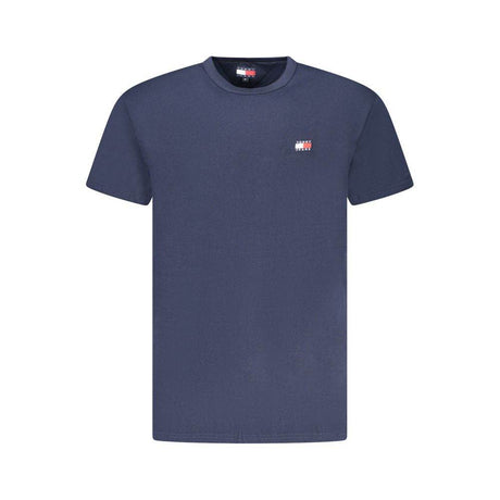 Tommy Hilfiger Blue Cotton Men T-Shirt - Hilstor