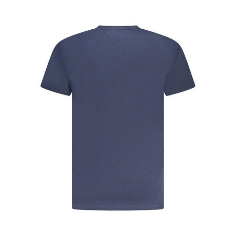 Tommy Hilfiger Blue Cotton Men T-Shirt - Hilstor