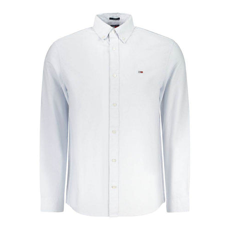 Tommy Hilfiger Blue Cotton Men Shirt - Hilstor