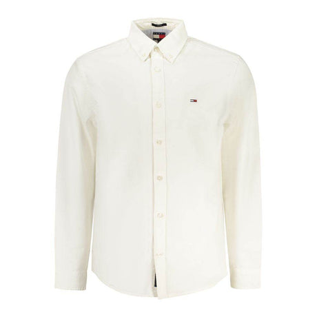 Tommy Hilfiger White Cotton Men Shirt - Hilstor