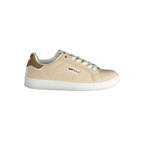 Gas Beige Polyester Women Sneaker - Hilstor