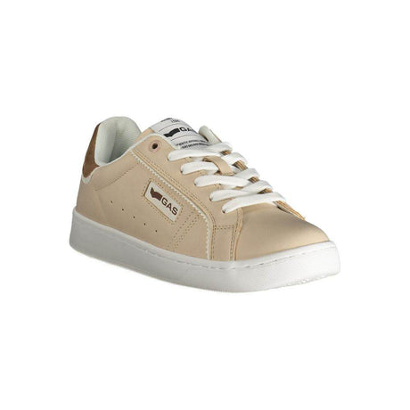 Gas Beige Polyester Women Sneaker - Hilstor