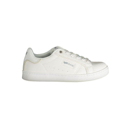 Gas White Polyester Women Sneaker - Hilstor