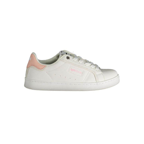 Gas White Polyester Women Sneaker - Hilstor
