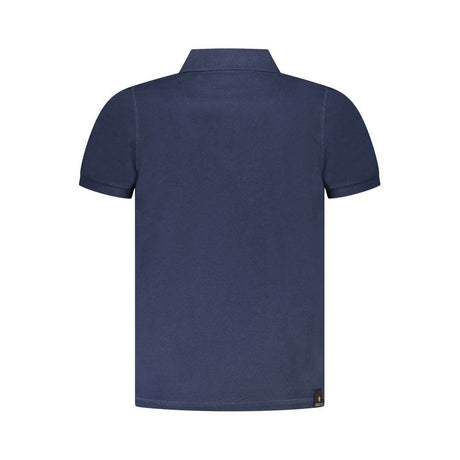 Accademia Militare Blue Cotton Polo Shirt - Hilstor