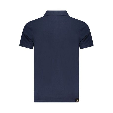 Accademia Militare Blue Cotton Polo Shirt - Hilstor