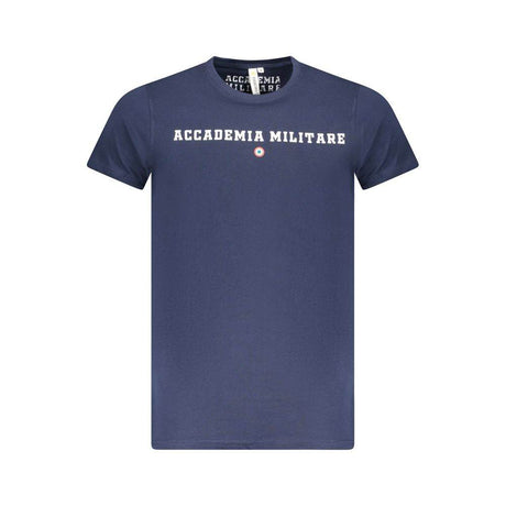 Accademia Militare Blue Cotton T-Shirt - Hilstor