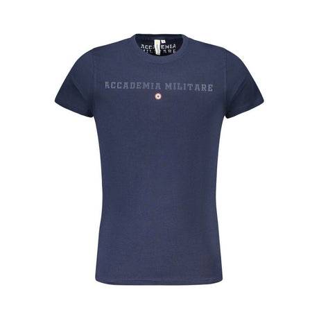 Accademia Militare Blue Cotton T-Shirt - Hilstor