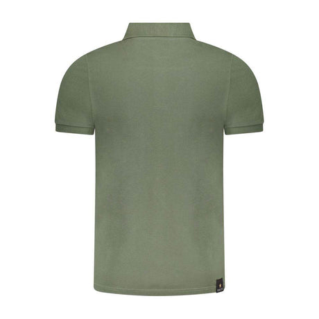 Accademia Militare Green Cotton Polo Shirt - Hilstor