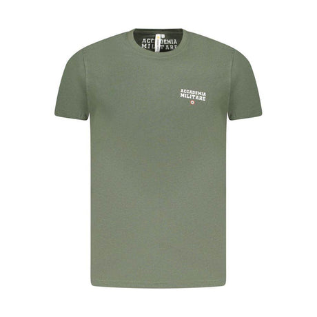 Accademia Militare Green Cotton T-Shirt - Hilstor