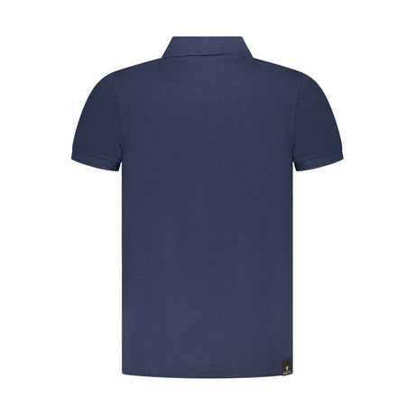 Accademia Militare Blue Cotton Polo Shirt - Hilstor