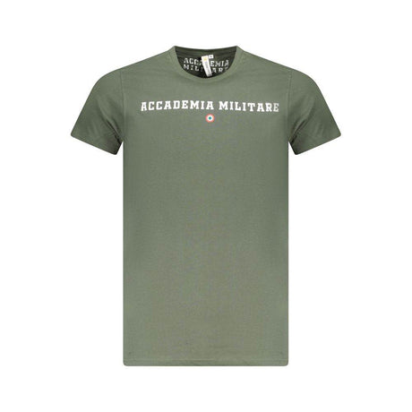 Accademia Militare Green Cotton T-Shirt - Hilstor