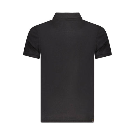 Accademia Militare Black Cotton Polo Shirt - Hilstor