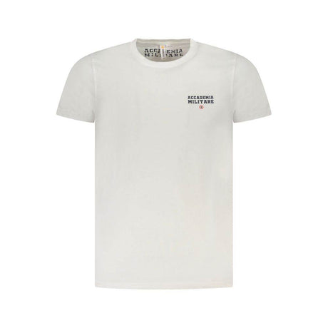 Accademia Militare White Cotton T-Shirt - Hilstor