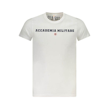 Accademia Militare White Cotton T-Shirt - Hilstor