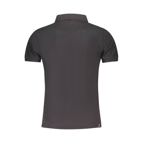 Accademia Militare Black Cotton Polo Shirt - Hilstor